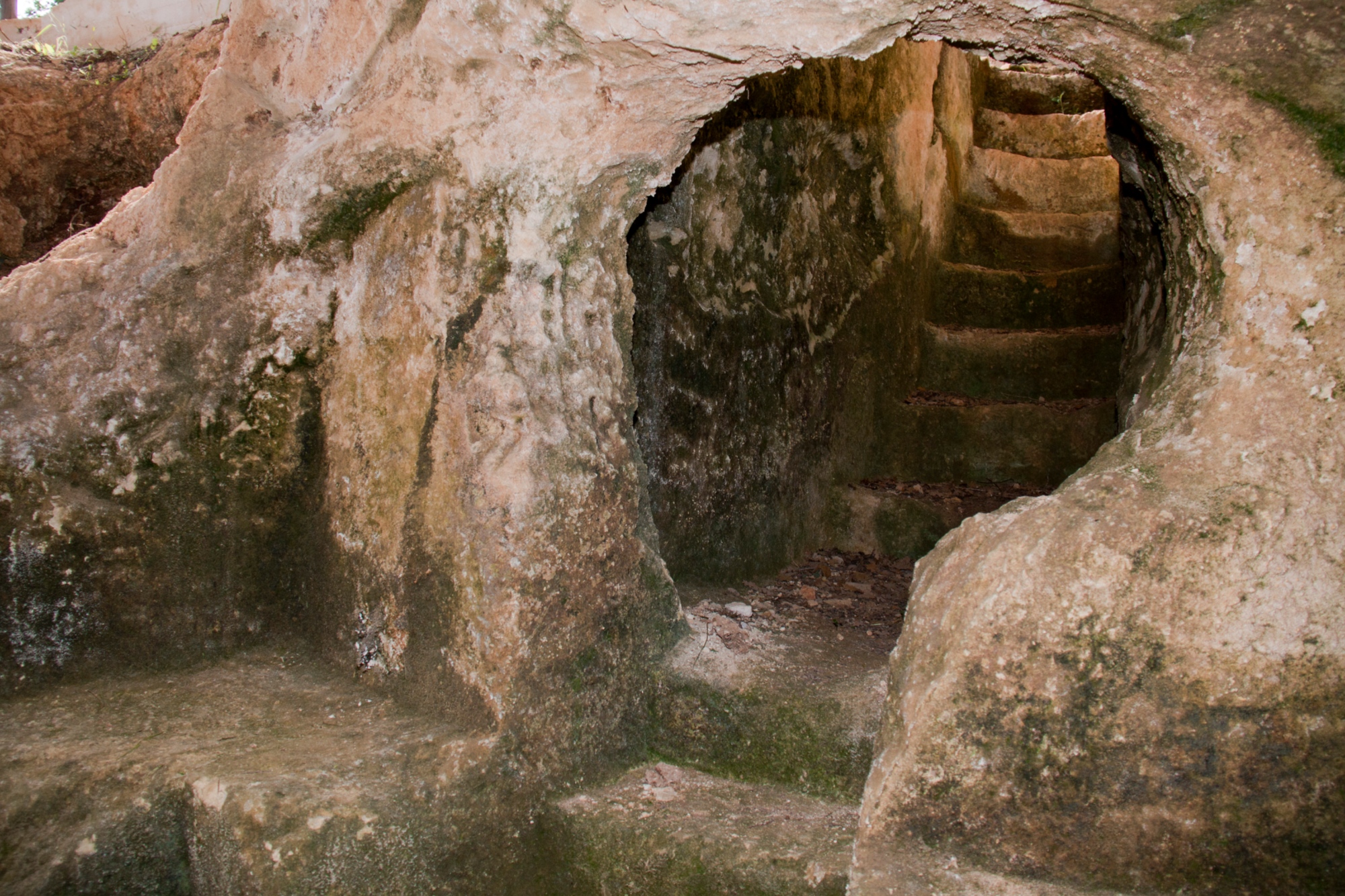 Interior de la Necrópolis Dometaia