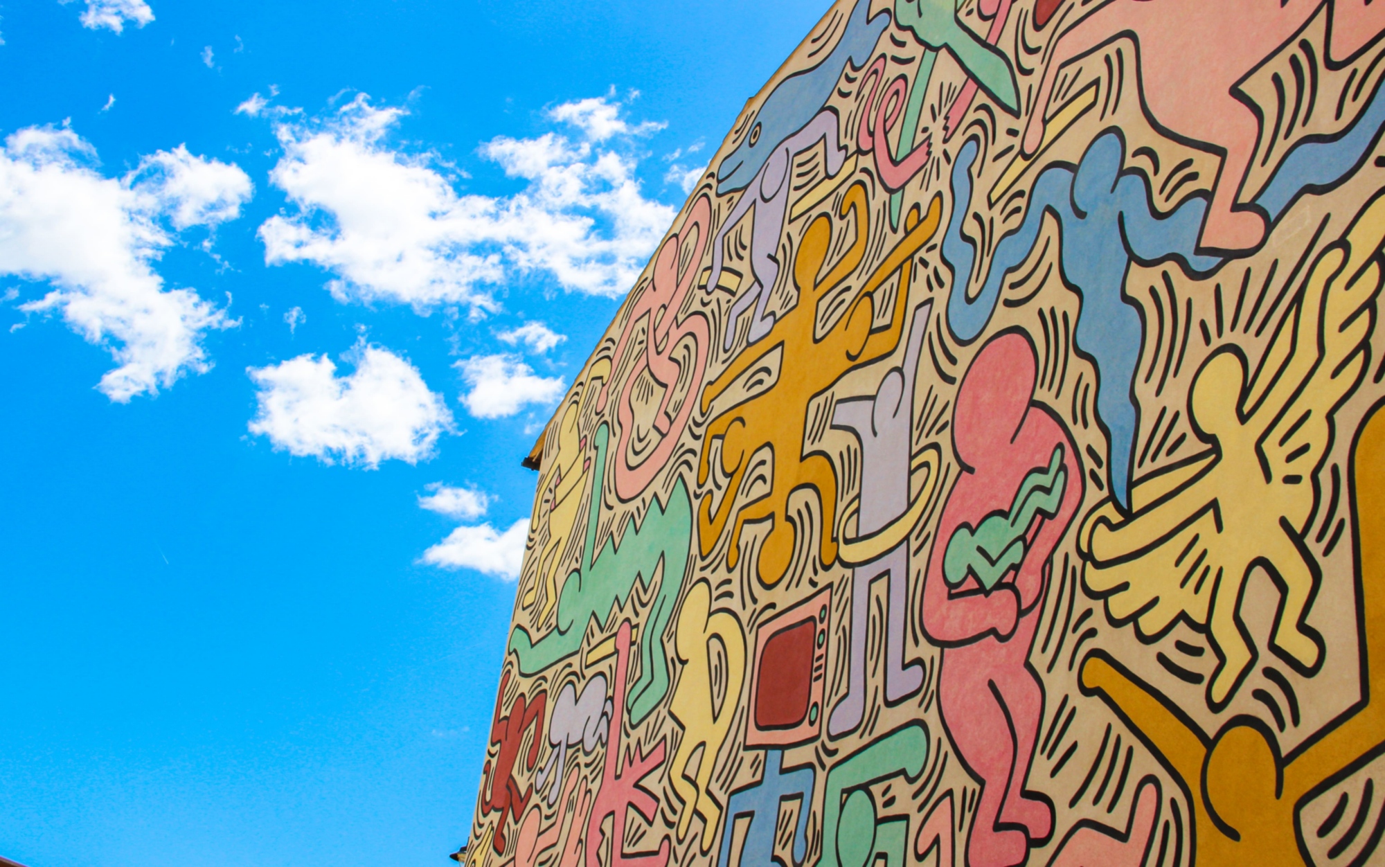 El mural Tuttomondo de Keith Haring