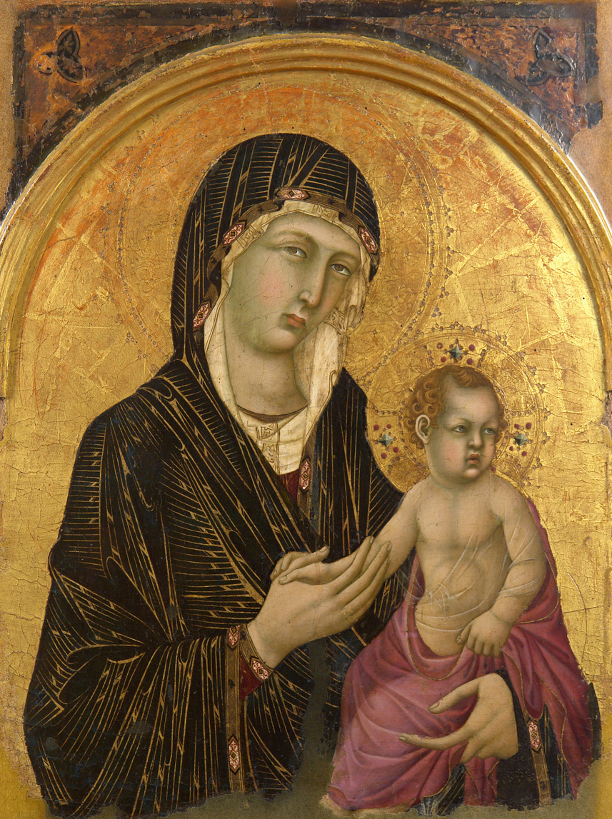 Virgen con el Niño - Simone Martini