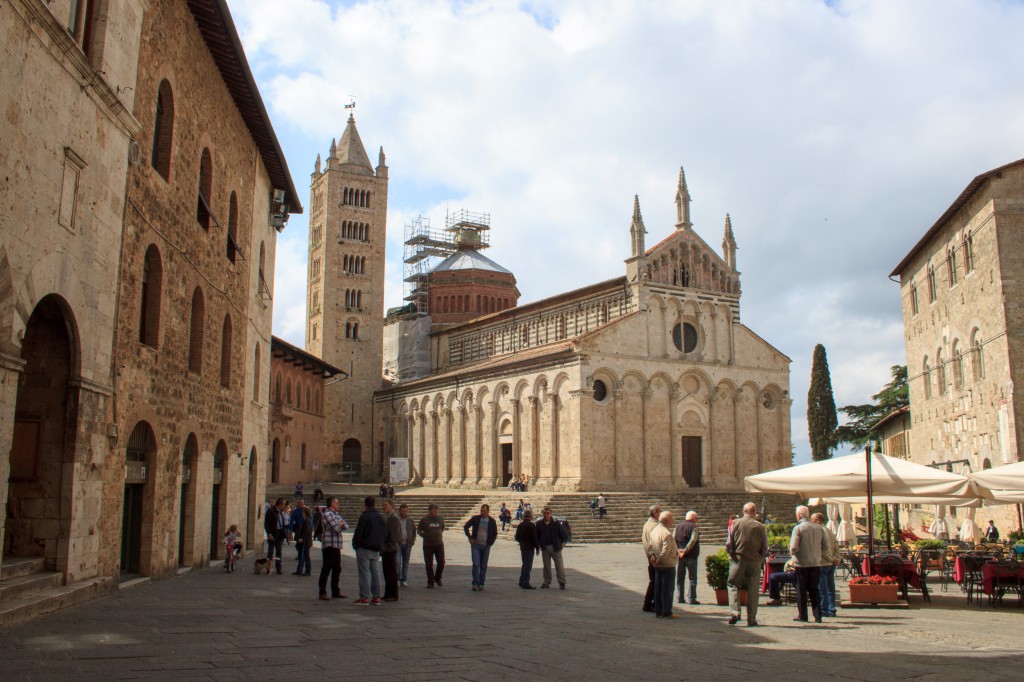 Cathedral of Saint Cerbonius and Piazza Garibaldi in Massa Marittima