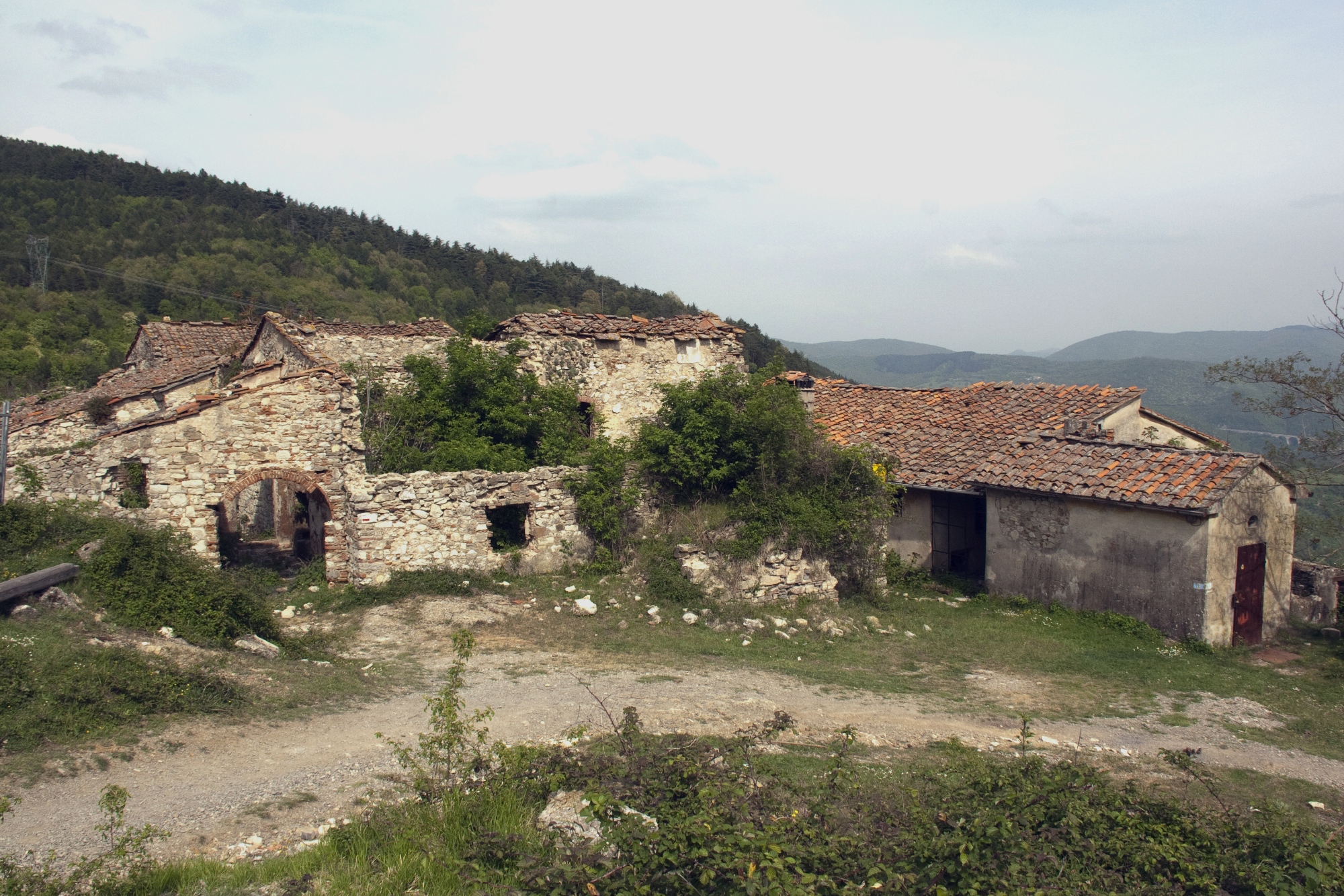 The small hamlet of Valibona, a destination along the Trail of Peace