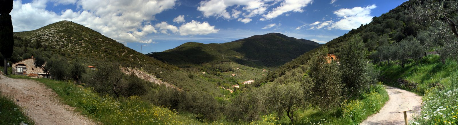 Monti Pisani, panorama