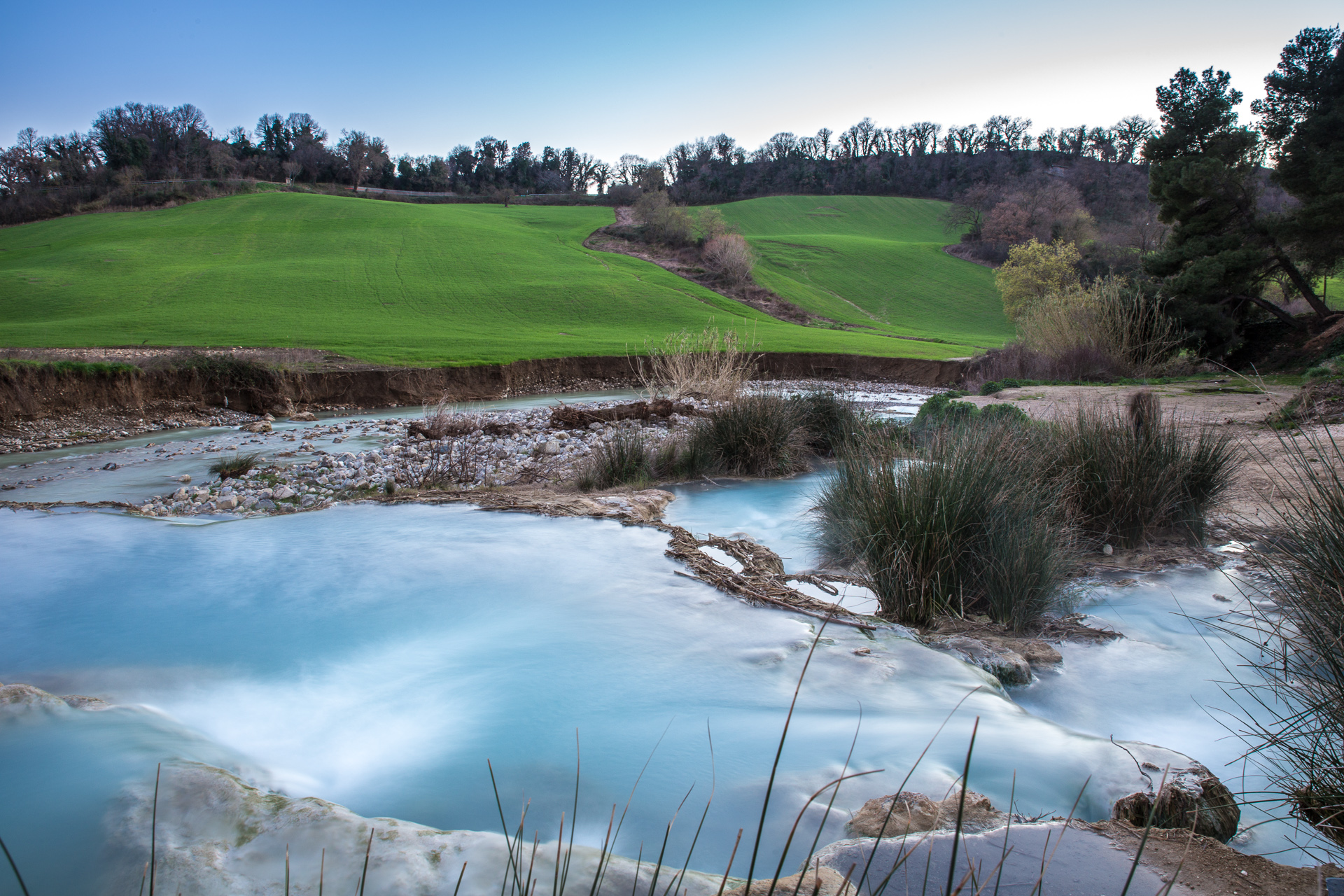 Free thermal baths in Saturnia
