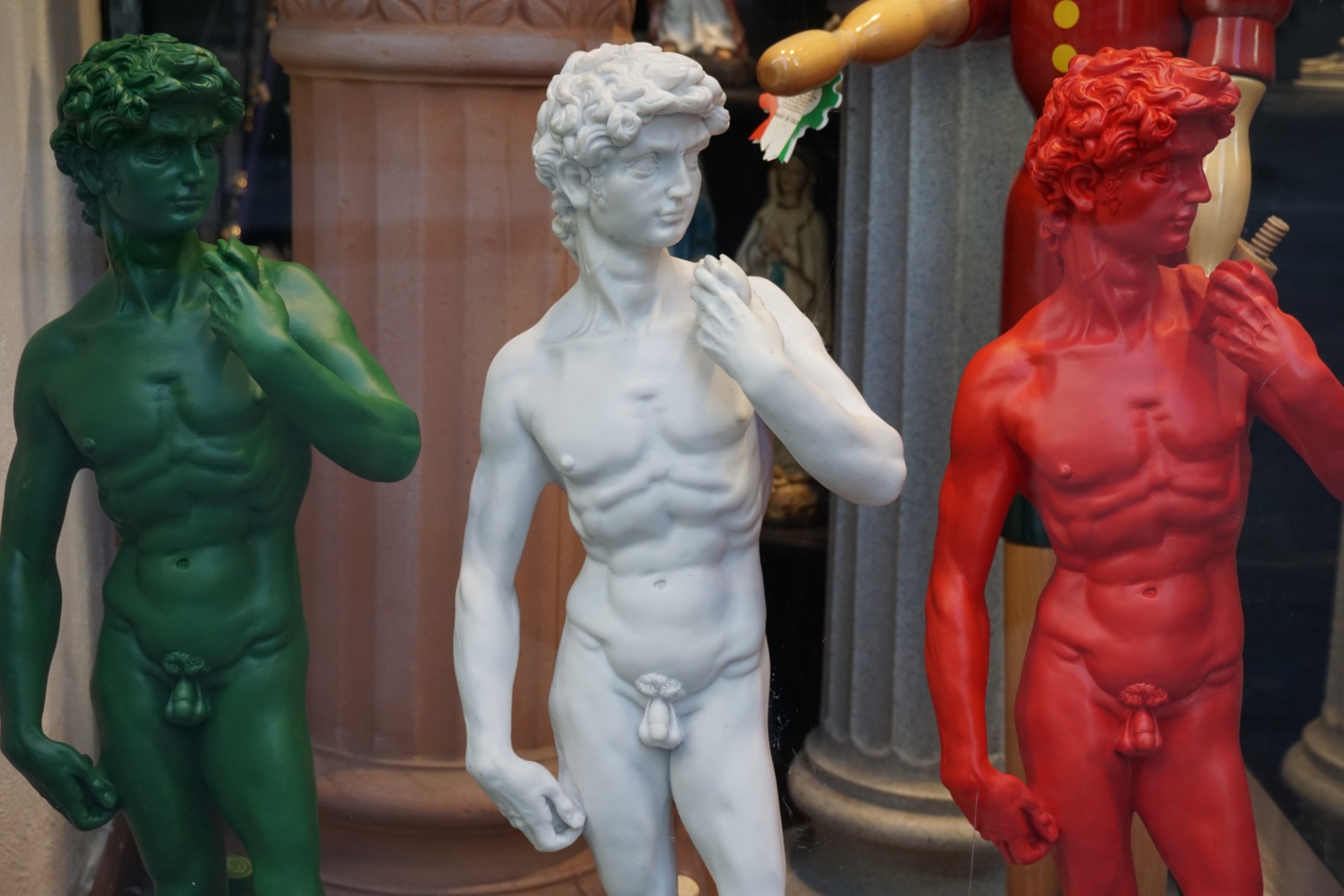 Souvenir nella città di Firenze: il David di Michelangelo