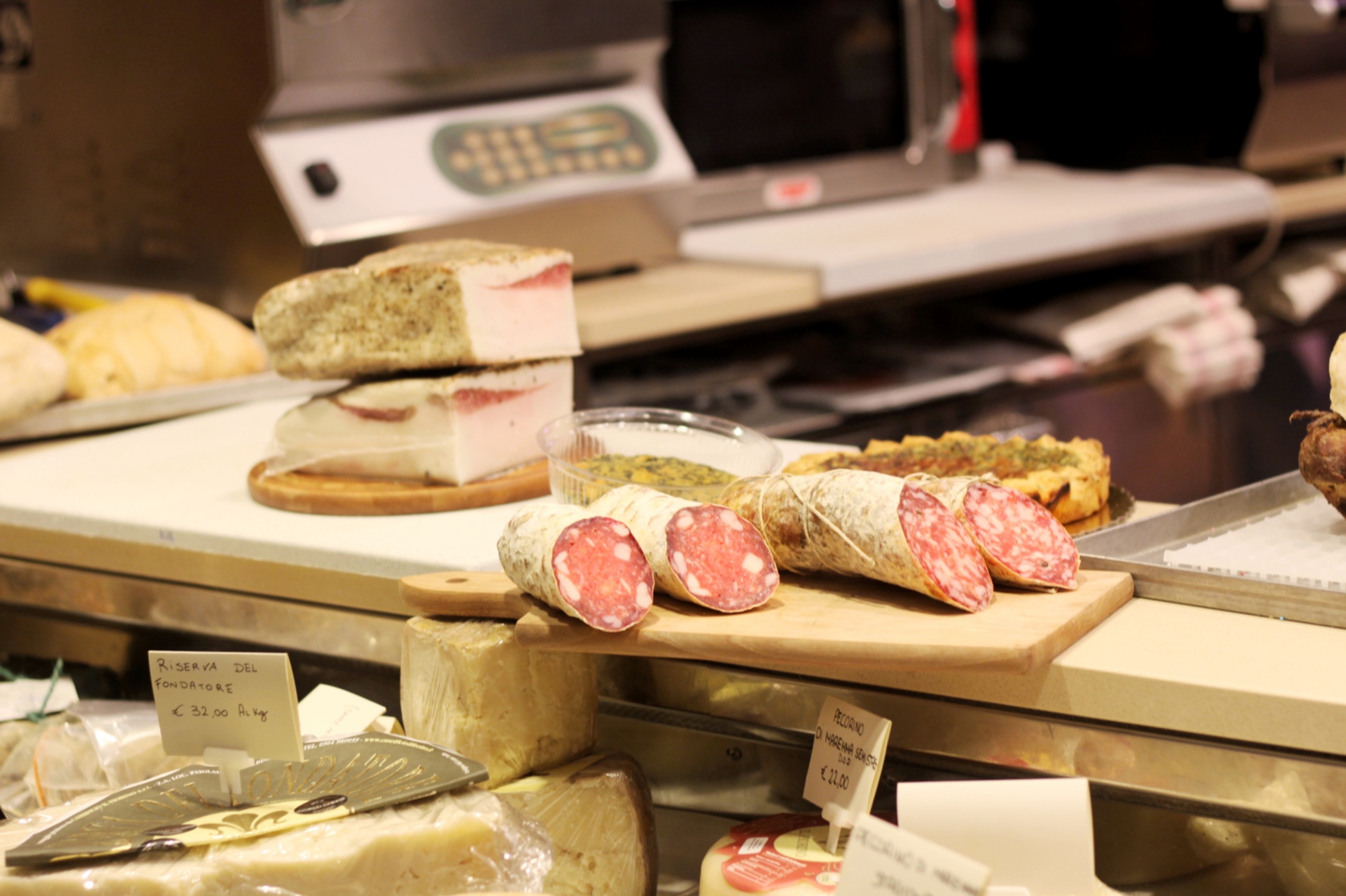 Salumi and cheeses at Bonuccelli (Camaiore)
