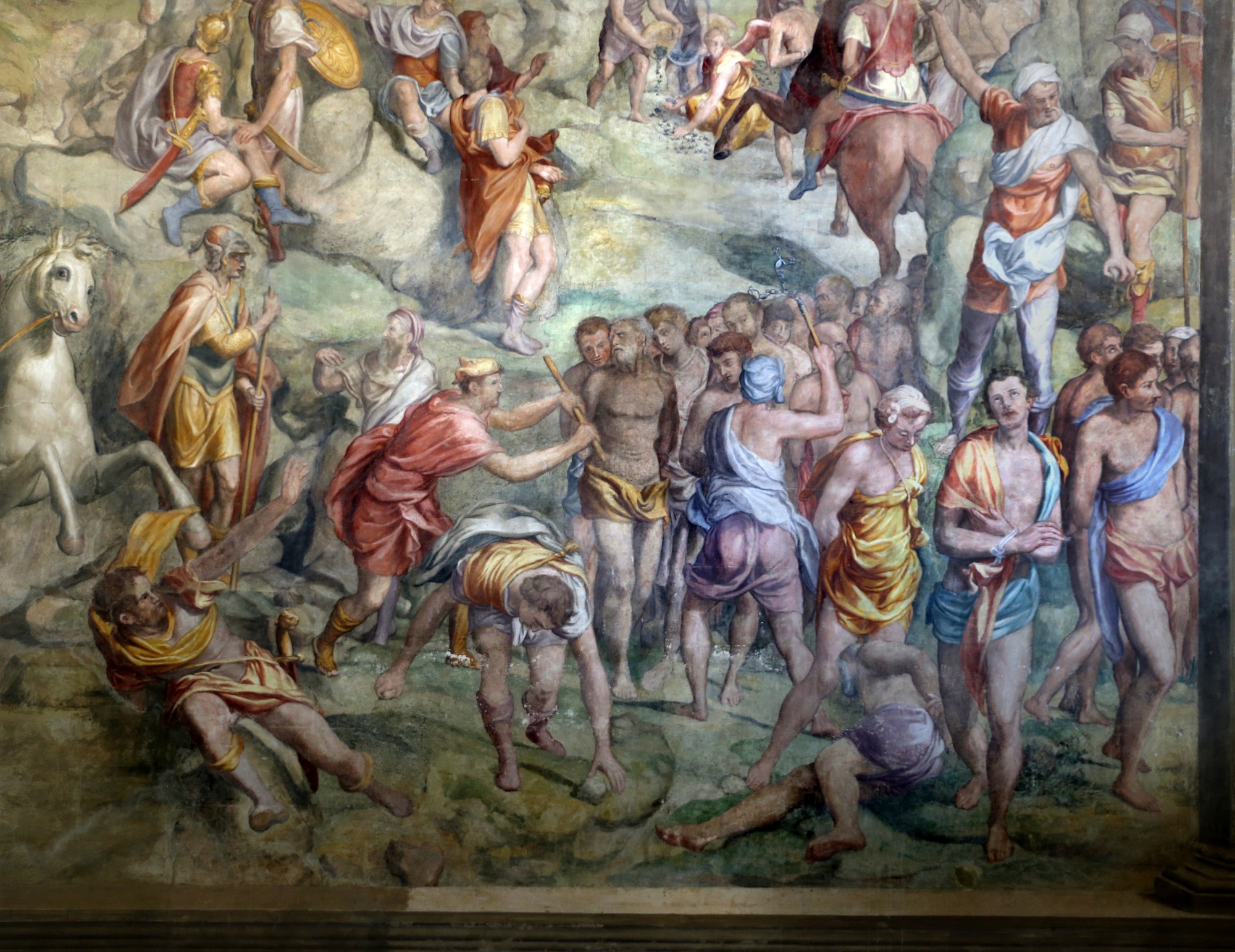 Crucifixión de San Desiderio y los Diez Mil Mártires, realizado por Sebastiano Vini