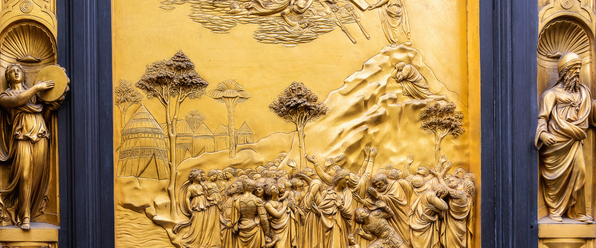 Detail of the door of the Florence Baptistery