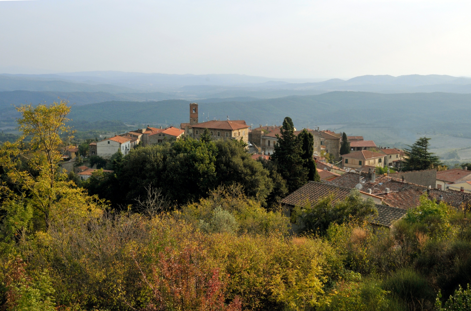 Views of Monteverdi Marittimo and the surrounding area