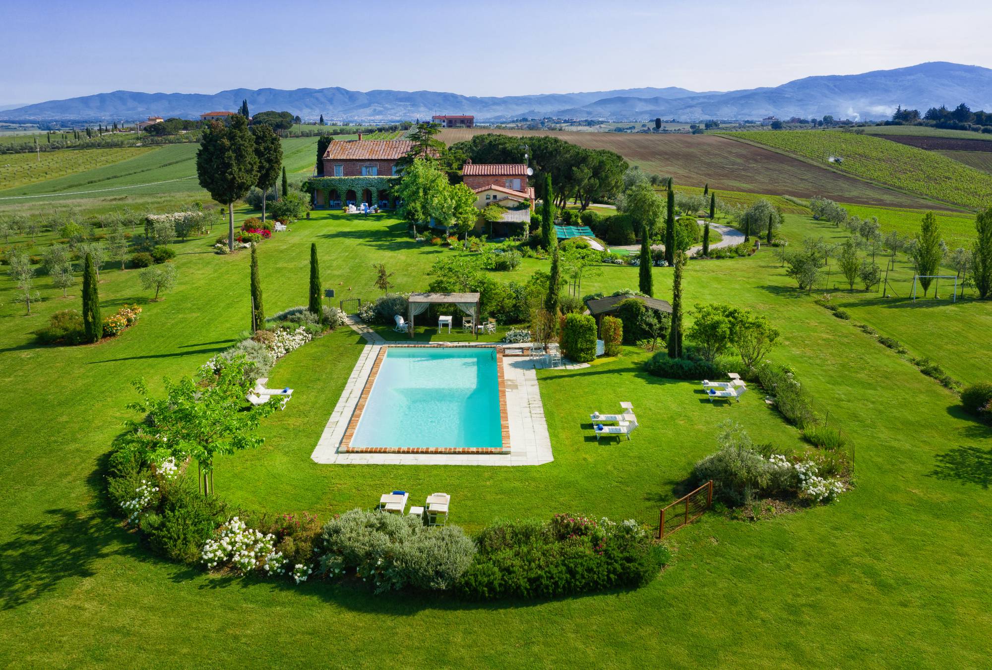 Casa bella vista panorama alto piscina campagna