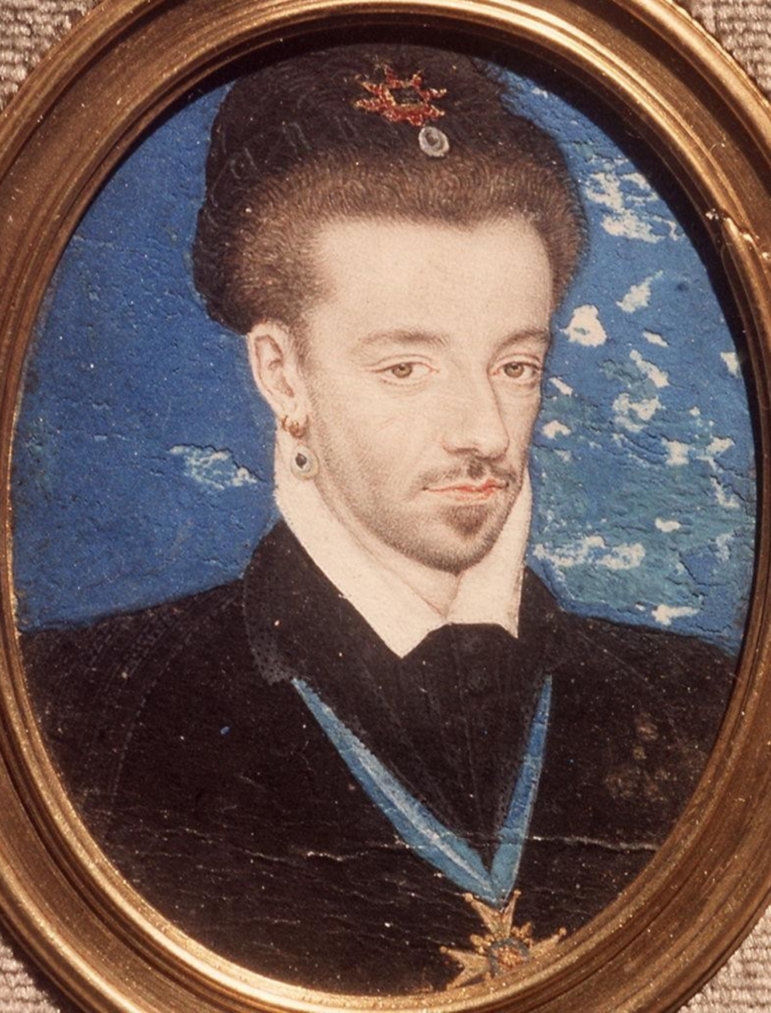 Enrique III - retrato de François Clouet - 1570 apróx.