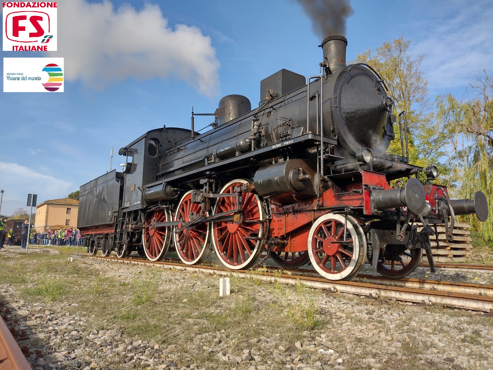 Treno a vapore da Siena a Abbadia San Salvatore per la festa d'autunno