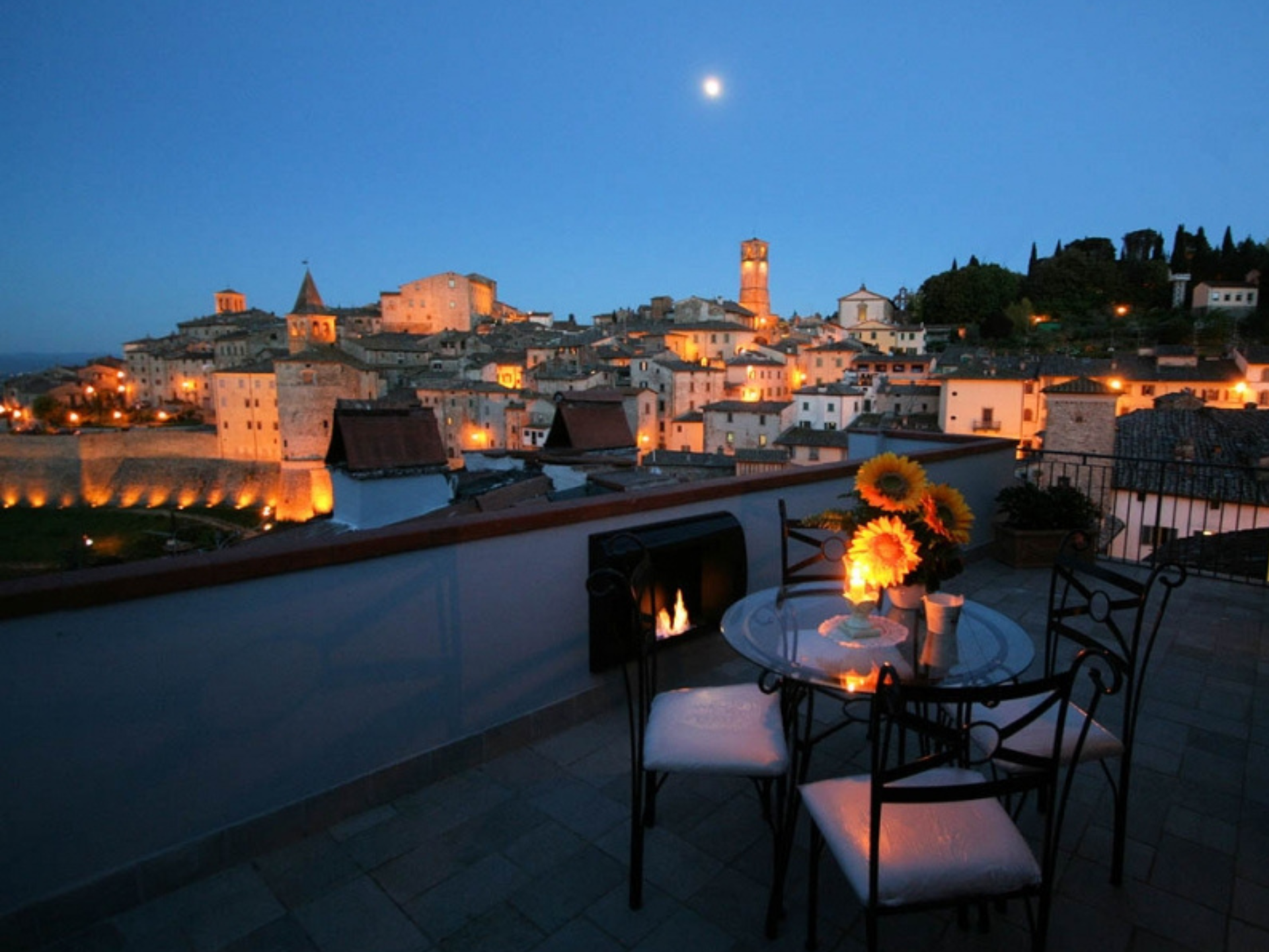 Hotel la meridiana panorama su Anghiari