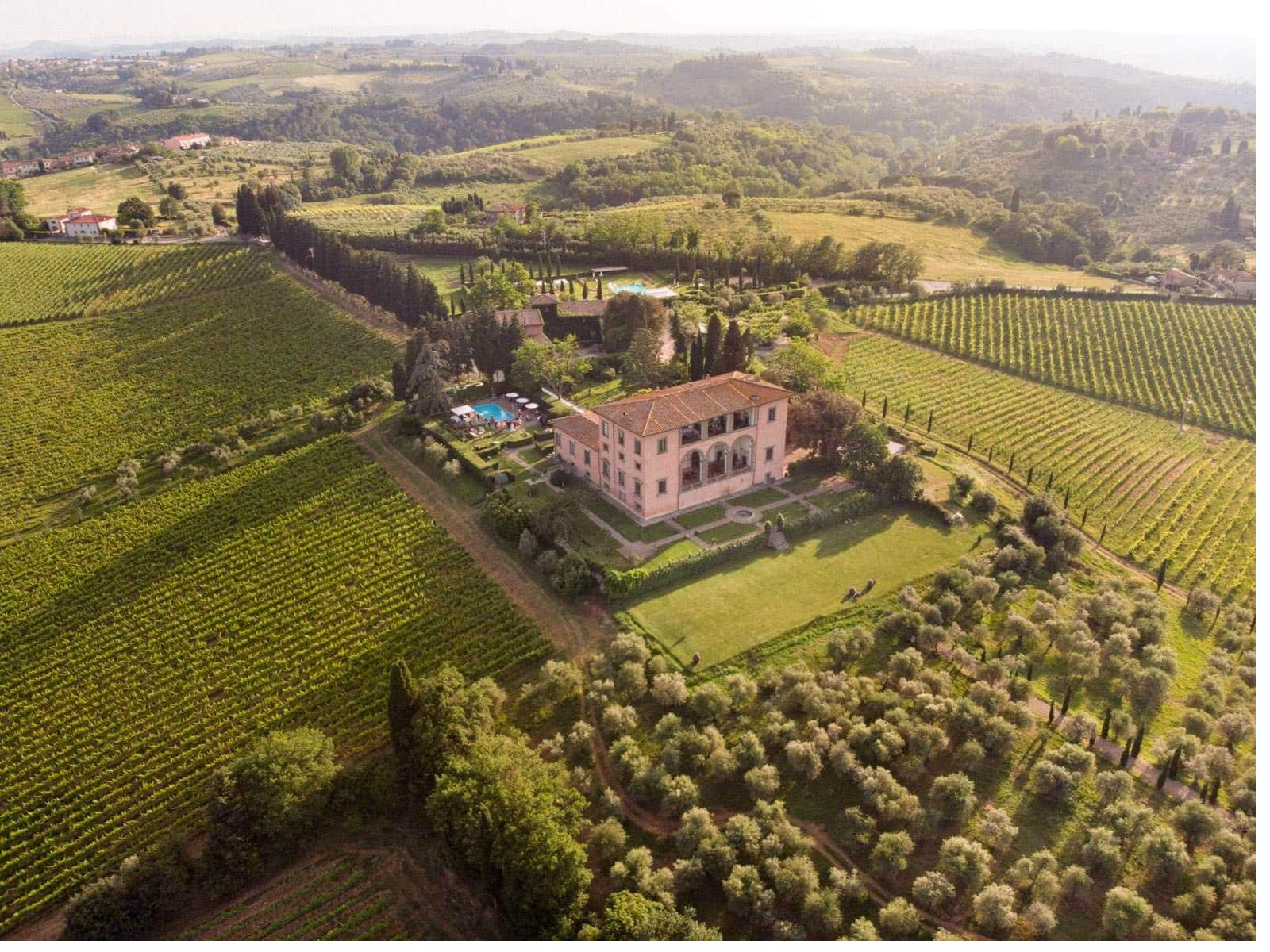 Degustazione a Villa Mangiacane