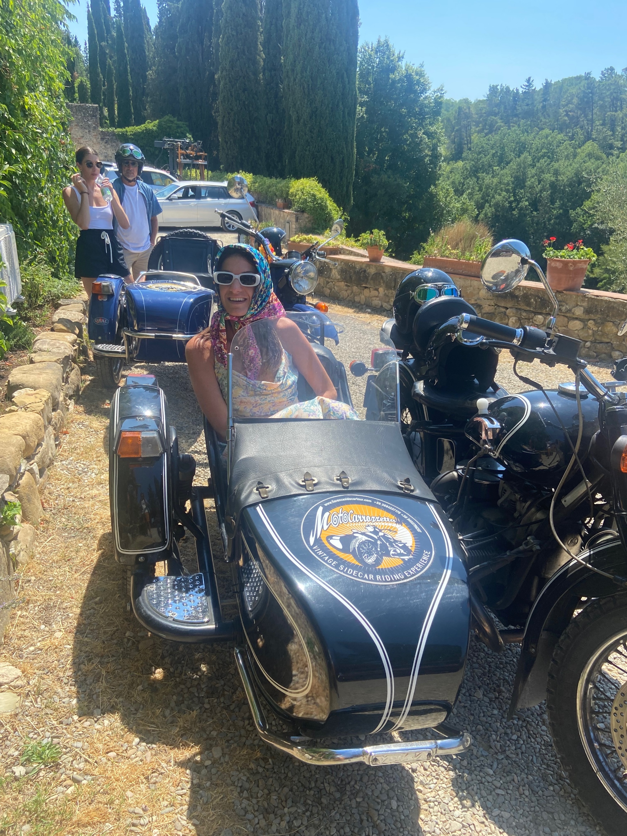 Chianti Wine tour on a motorcycle sidecar