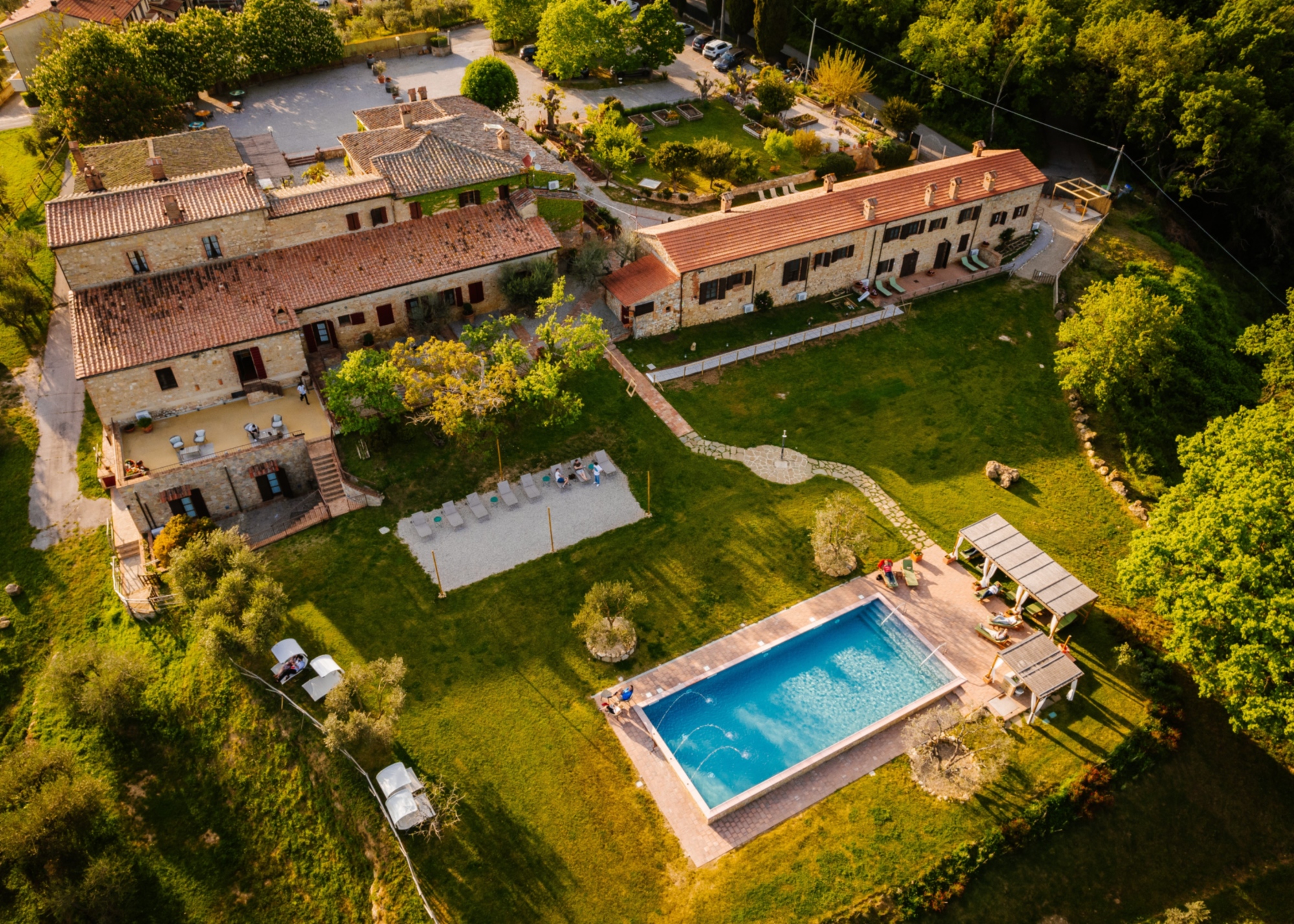 Una notte all'Agriturismo La Chiusa Tuscany di Montefollonico