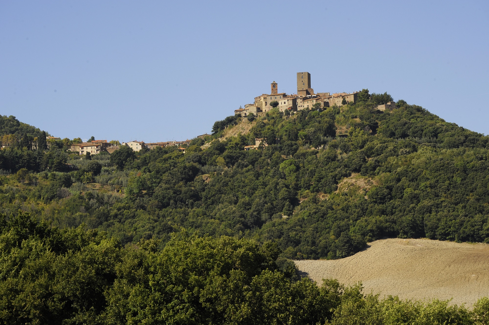 Vista su Montecatini Val di Cecina