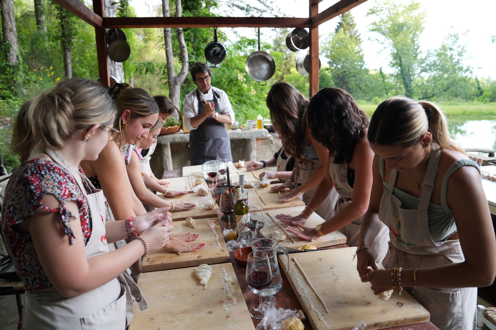 Cooking class in the Florentine countryside