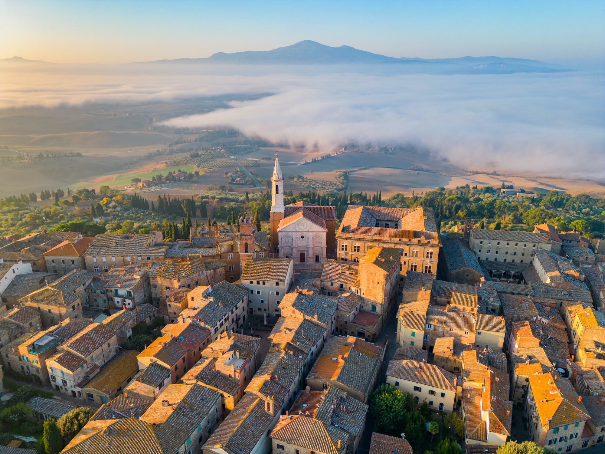 Pienza & Val d'Orcia e-bike tour with a picnic in nature