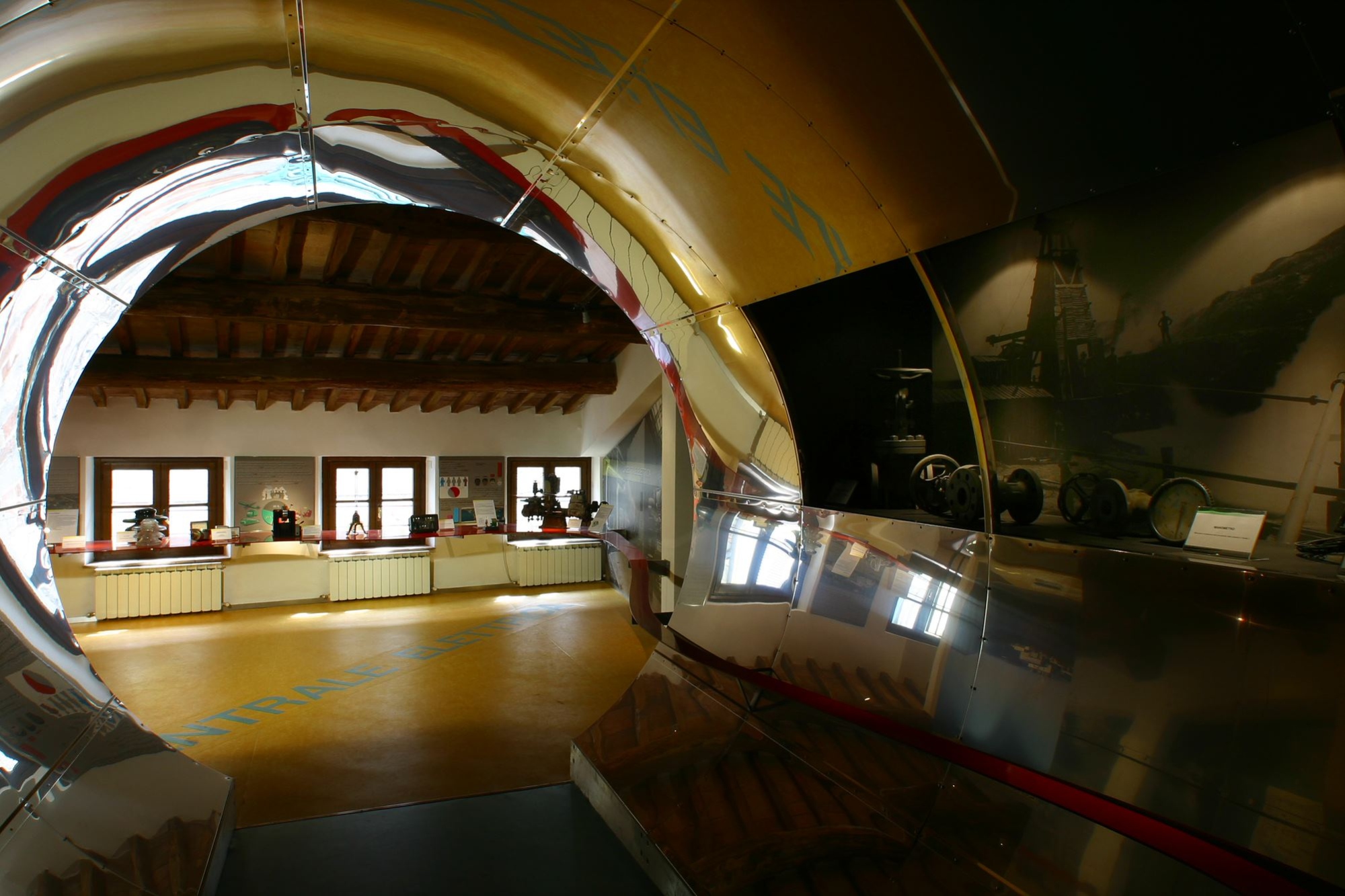 Ansicht der Innenräume des Museums