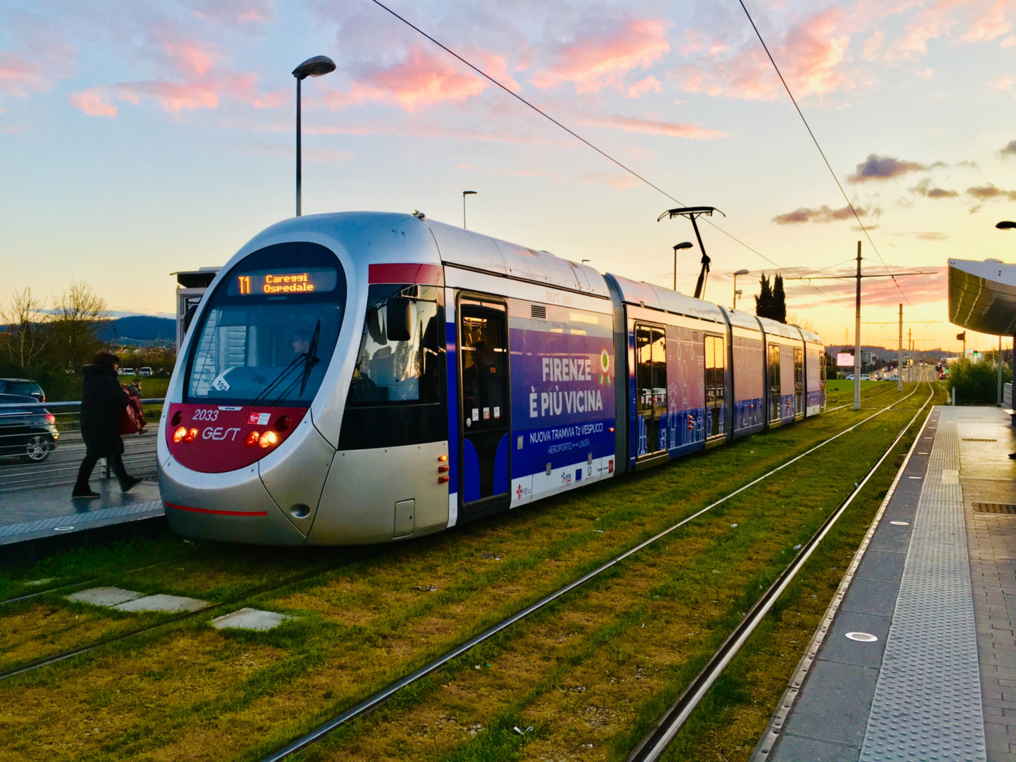 Die Florentiner Straßenbahn