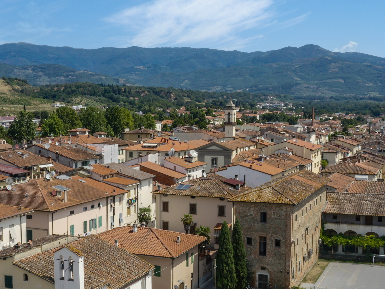 Vista dall'alto Terranuova Bracciolini