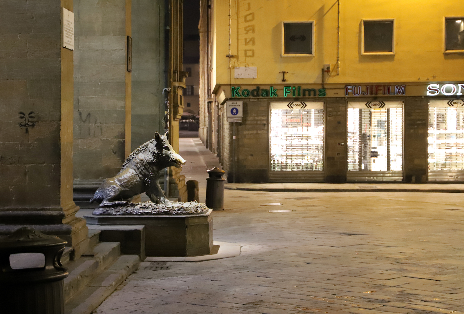 Die Fontana del Porcellino in Florenz