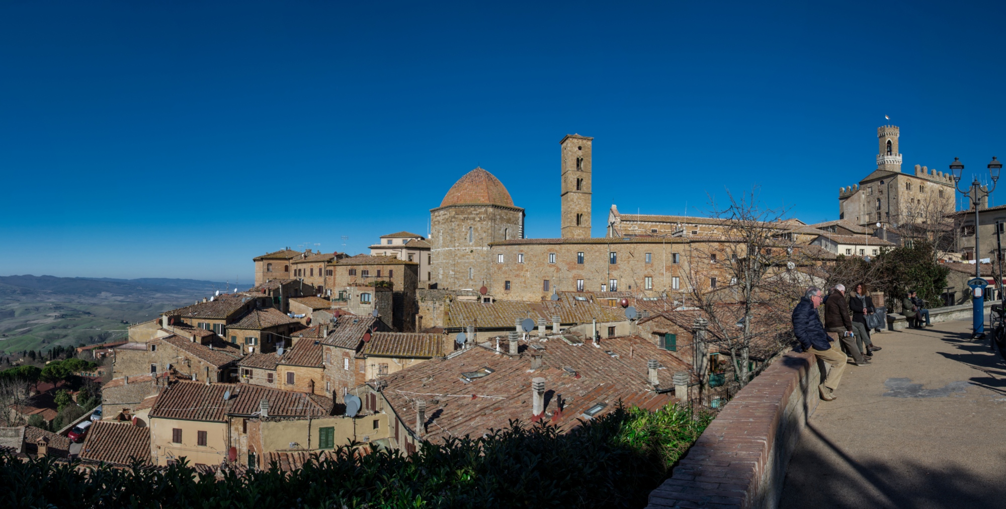 Vista panorámica de Volterra