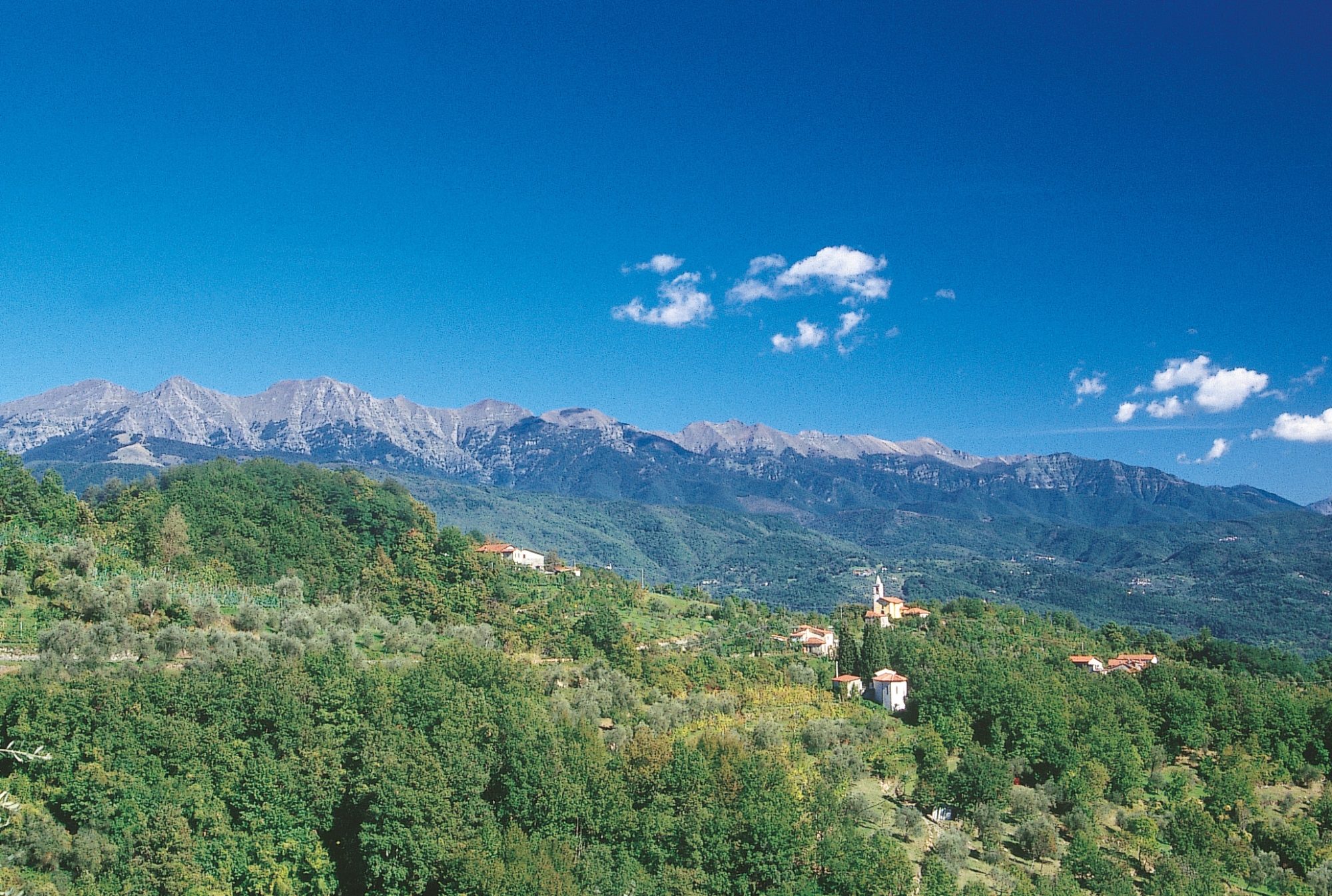 Panorama sulla Lunigiana orientale
