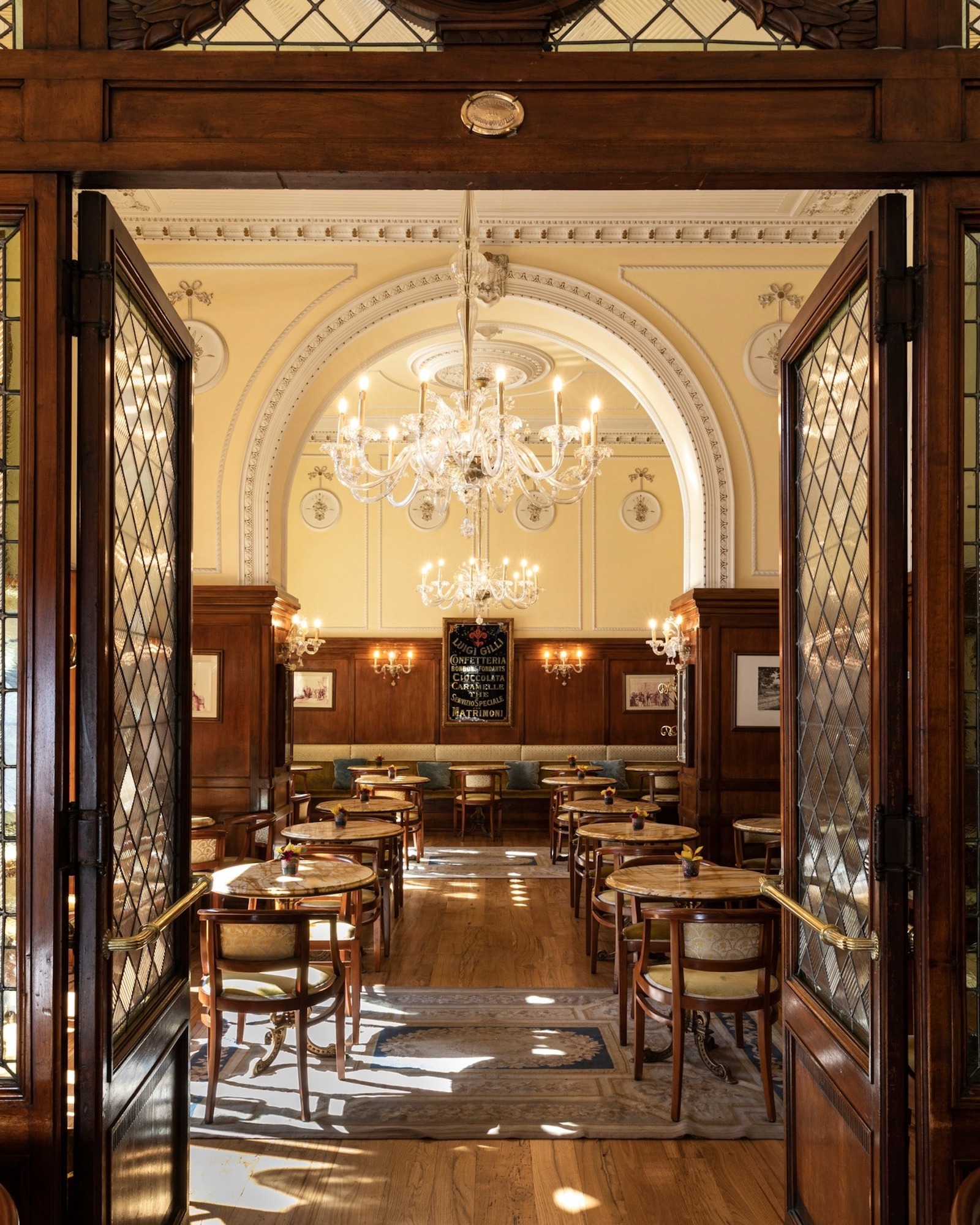 L'interno del Caffè Gilli a Firenze