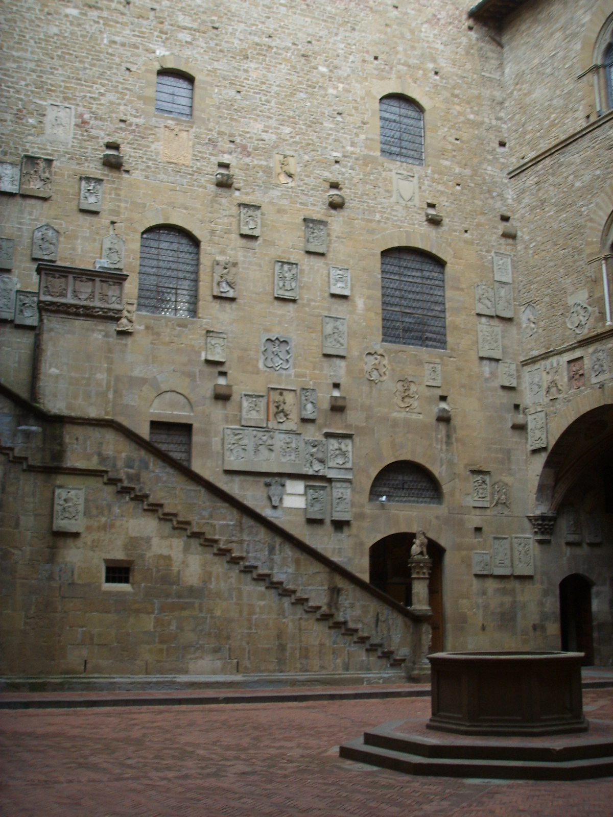 The courtyard of Bargello Museum