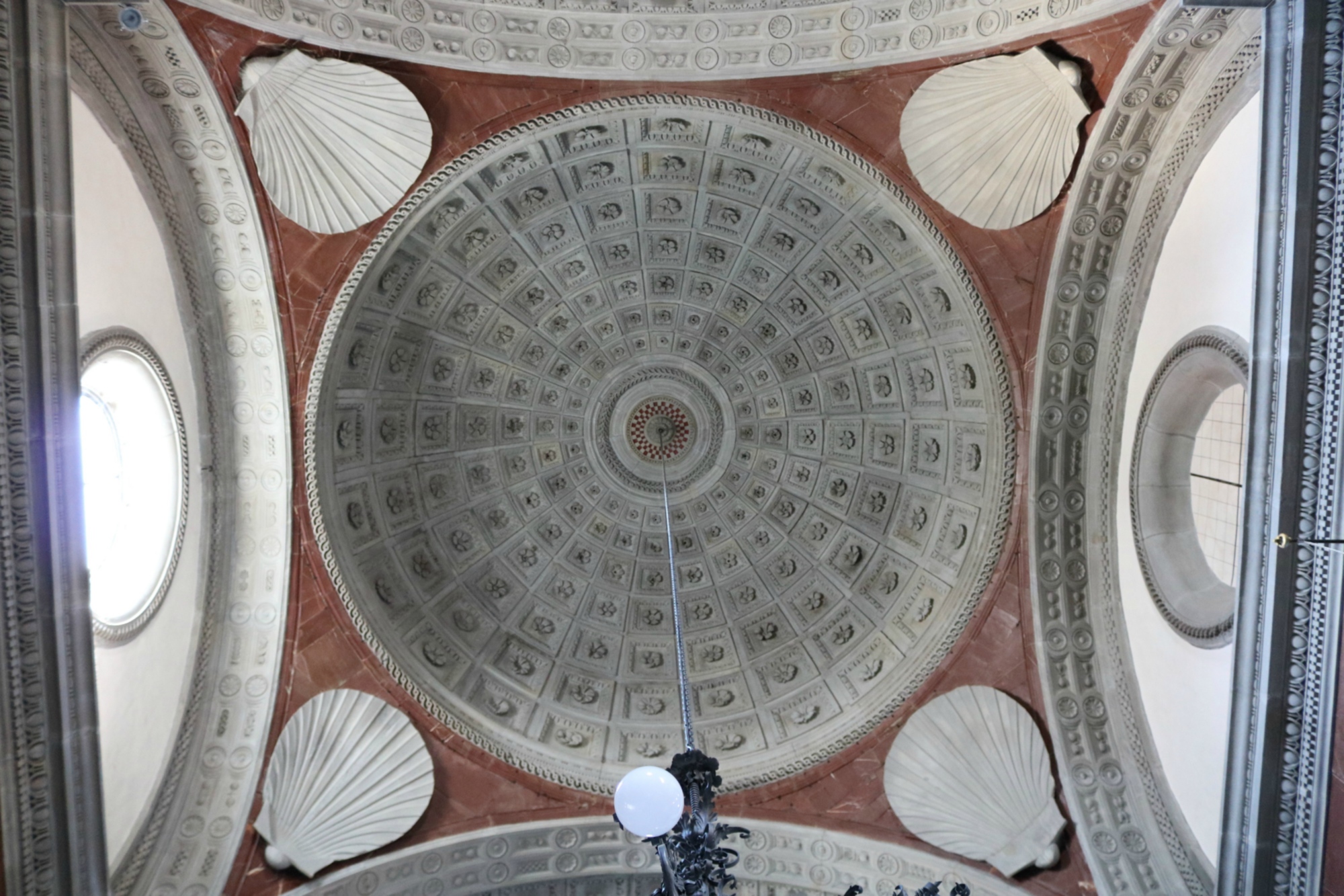 The dome of the church