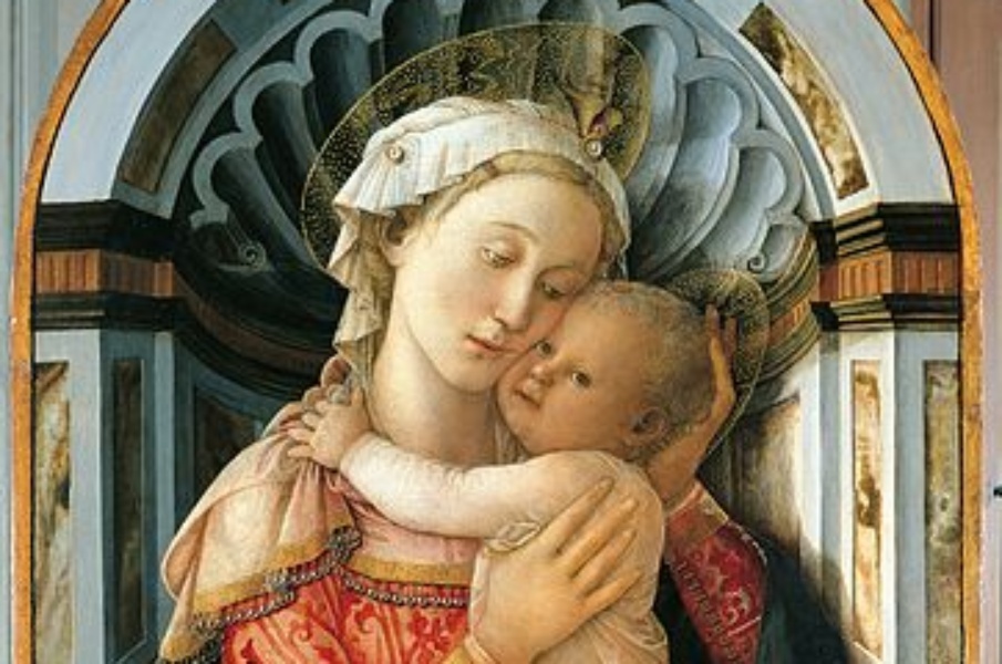Virgen con el Niño de Filippo Lippi