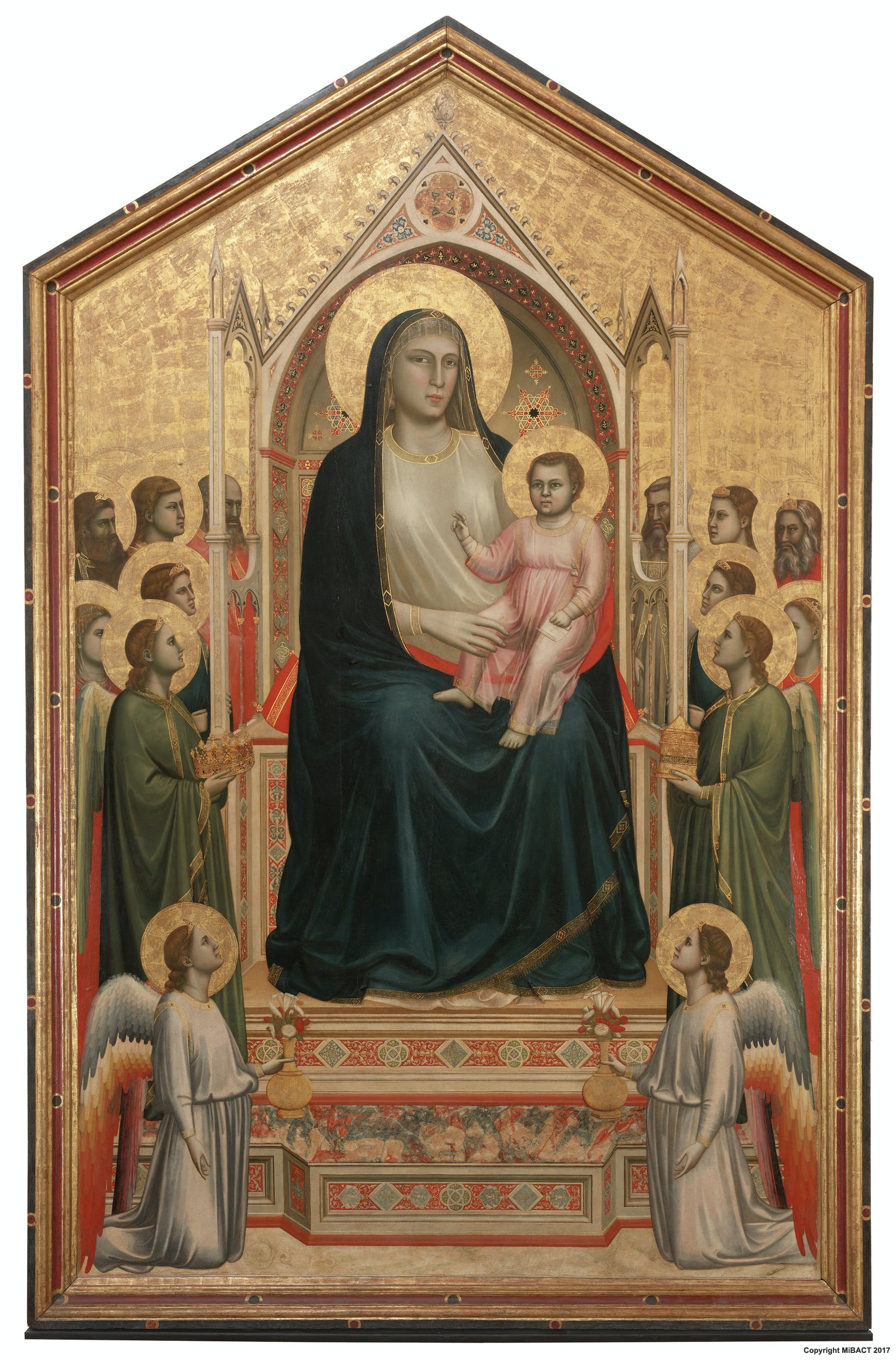 Majestad de Todos los Santos de Giotto