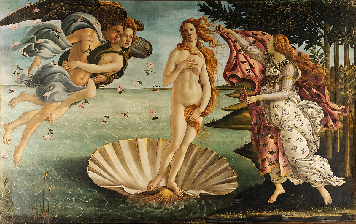 Die Geburt der Venus, Botticelli