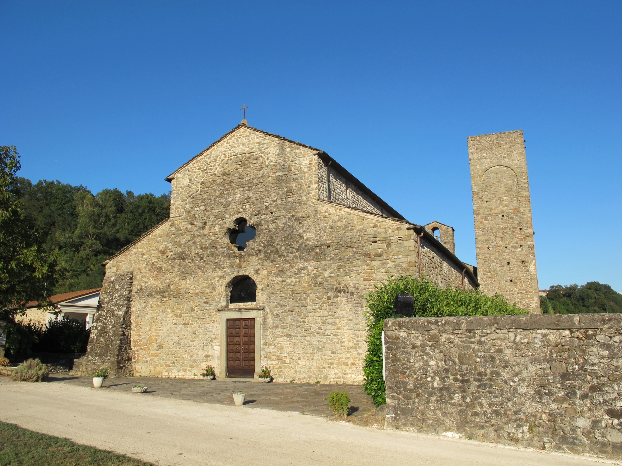 Die Pfarrkirche in Sorano