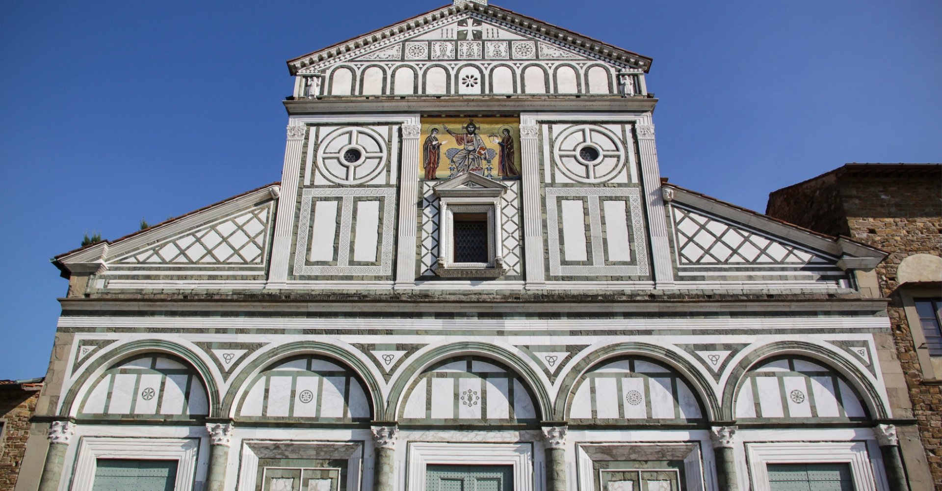Die Basilica di San Miniato al Monte in Florenz