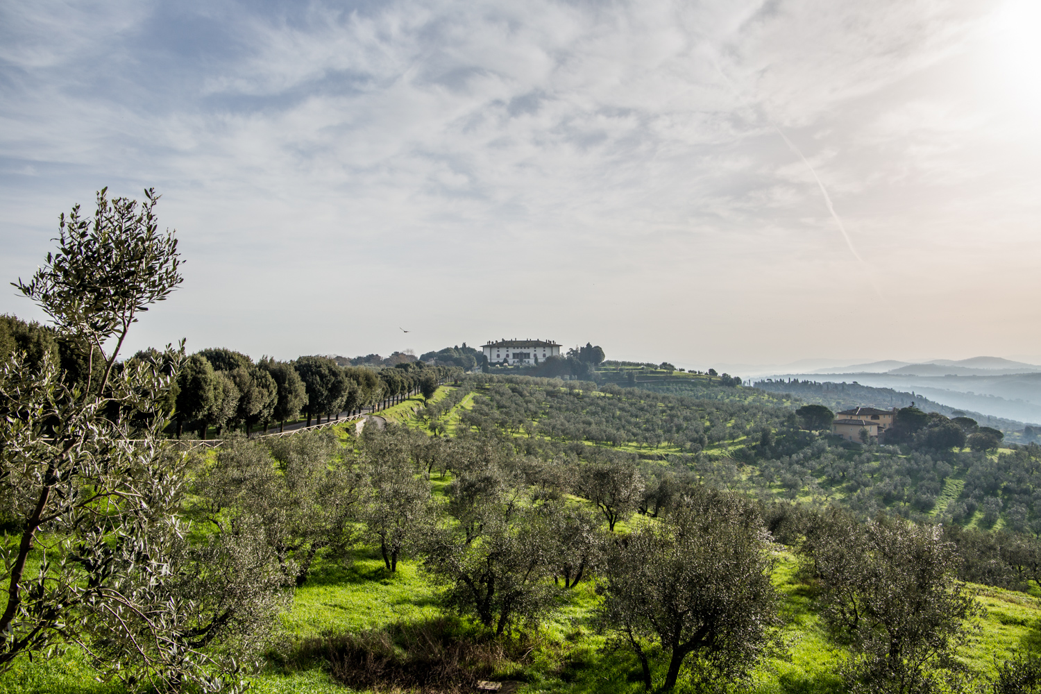 Villa immersa nelle colline